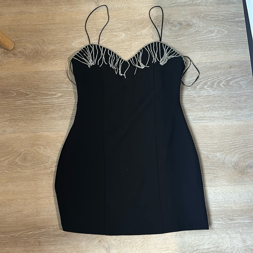 Mini black dress